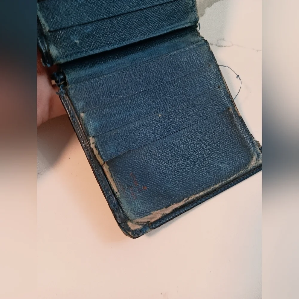 Louis Vuitton men's wallet blue